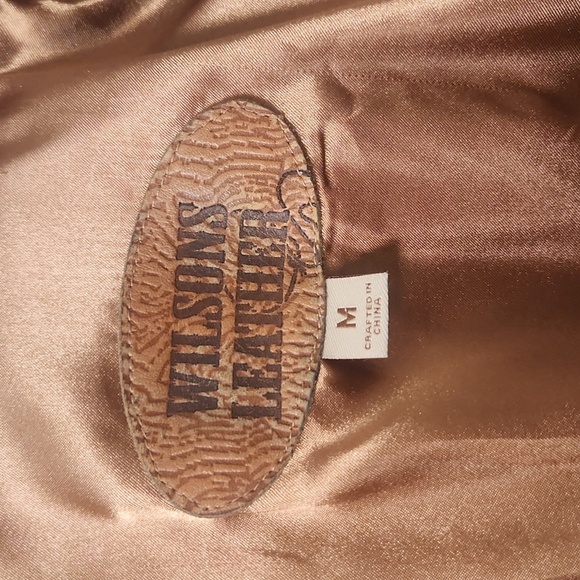 Vintage Beaded Wilsons Leather blazer - Picture 9 of 12